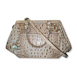 Leather Beige Gold Satchel Melbourne Crossbody Bag Arden Oyster Grey